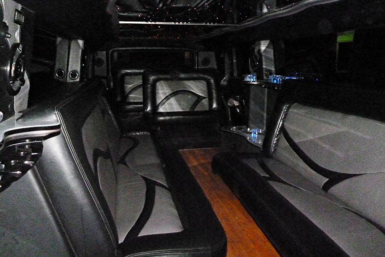 interior of a limousine service